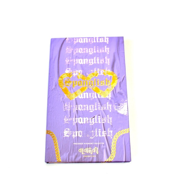 Alamar Cosmetics | 8 Pan Spanglish Pressed Pigment Palette use wet/dry - Picture 2 of 9